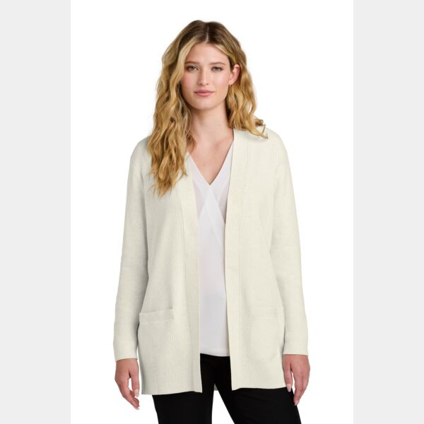 Women's Easy Care Open Front Cardigan Sweater Thumbnail