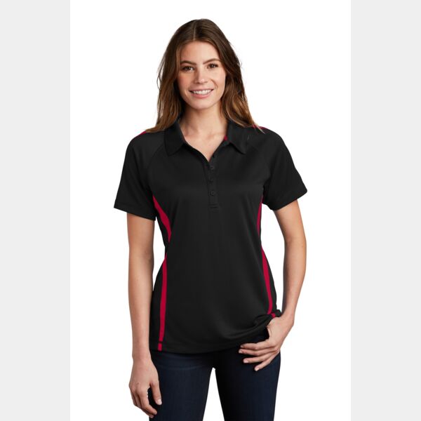 Women's PosiCharge ® Micro Mesh Colorblock Polo Thumbnail