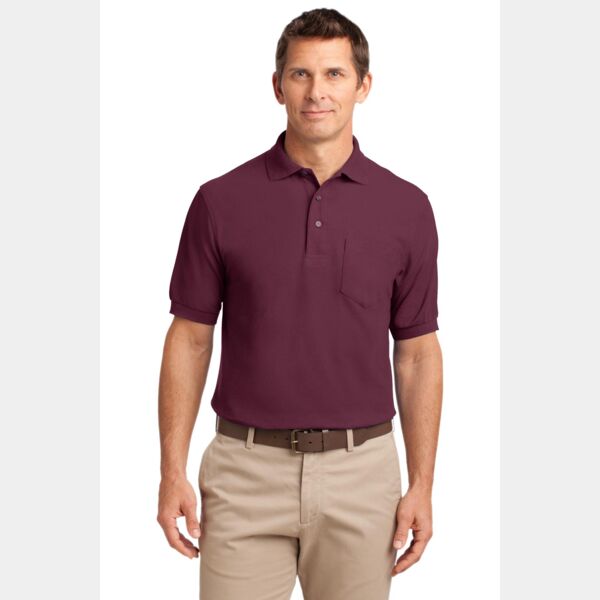 Tall Silk Touch Polo with Pocket Thumbnail