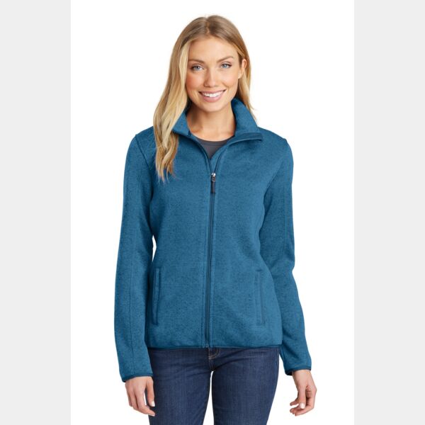 Women's Sweater Fleece Jacket Thumbnail