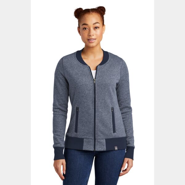Women's French Terry Baseball Full Zip Thumbnail