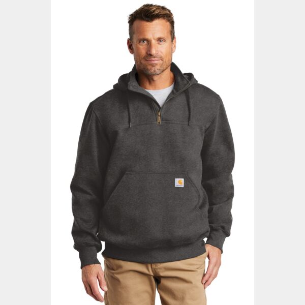 Rain Defender ® Paxton Heavyweight Hooded Zip Mock Sweatshirt Thumbnail