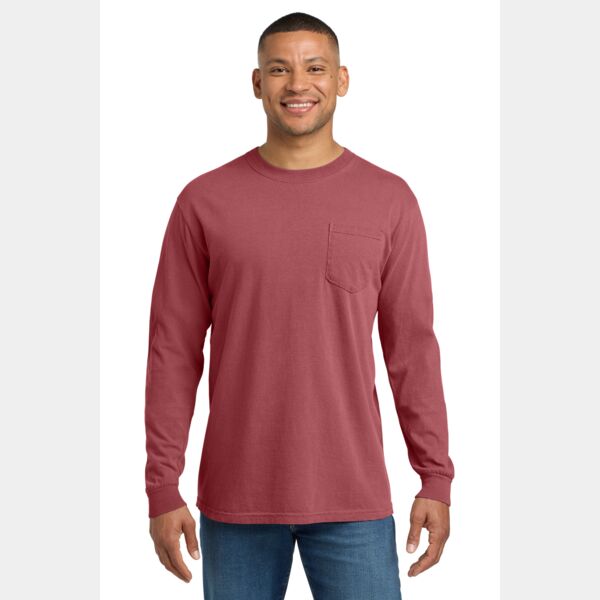 Heavyweight Ring Spun Long Sleeve Pocket Tee Thumbnail
