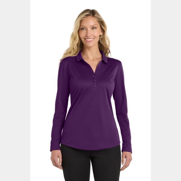 Women's Silk Touch Performance Long Sleeve Polo Thumbnail