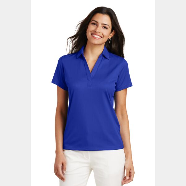 Ladies Performance Fine Jacquard Polo Thumbnail